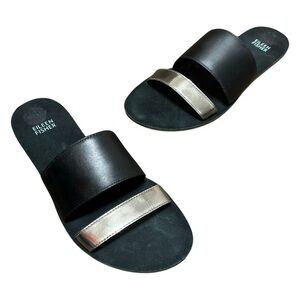 Eileen Fisher leather suede sandals size 7.5
